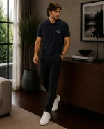 پولوشرت سه دکمه کلوین calvin klein - تصویر 4